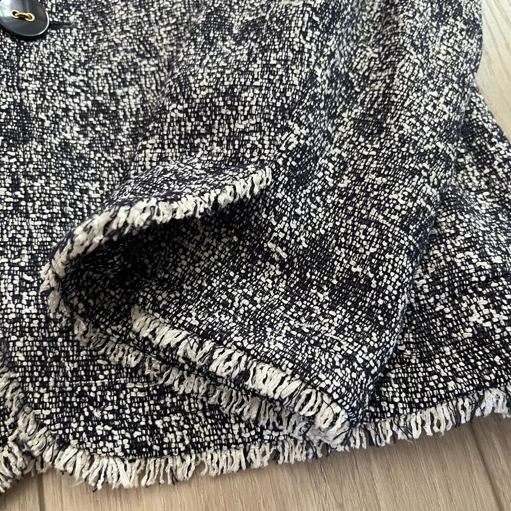 Talbots Women’s Navy Blue Tweed Blazer Size 16 - Picture 5 of 9